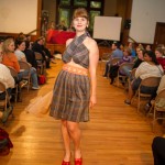 Jennifer Griffin of Sharka Designs models her own outfit.