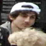 The suspect still at large wanted in the Boston Marathon bombings and a string of violent crimes tonight. (Courtesy FBI)