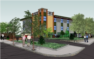 Homeless care project breaks ground