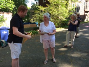 Residents honor retired letter carrier