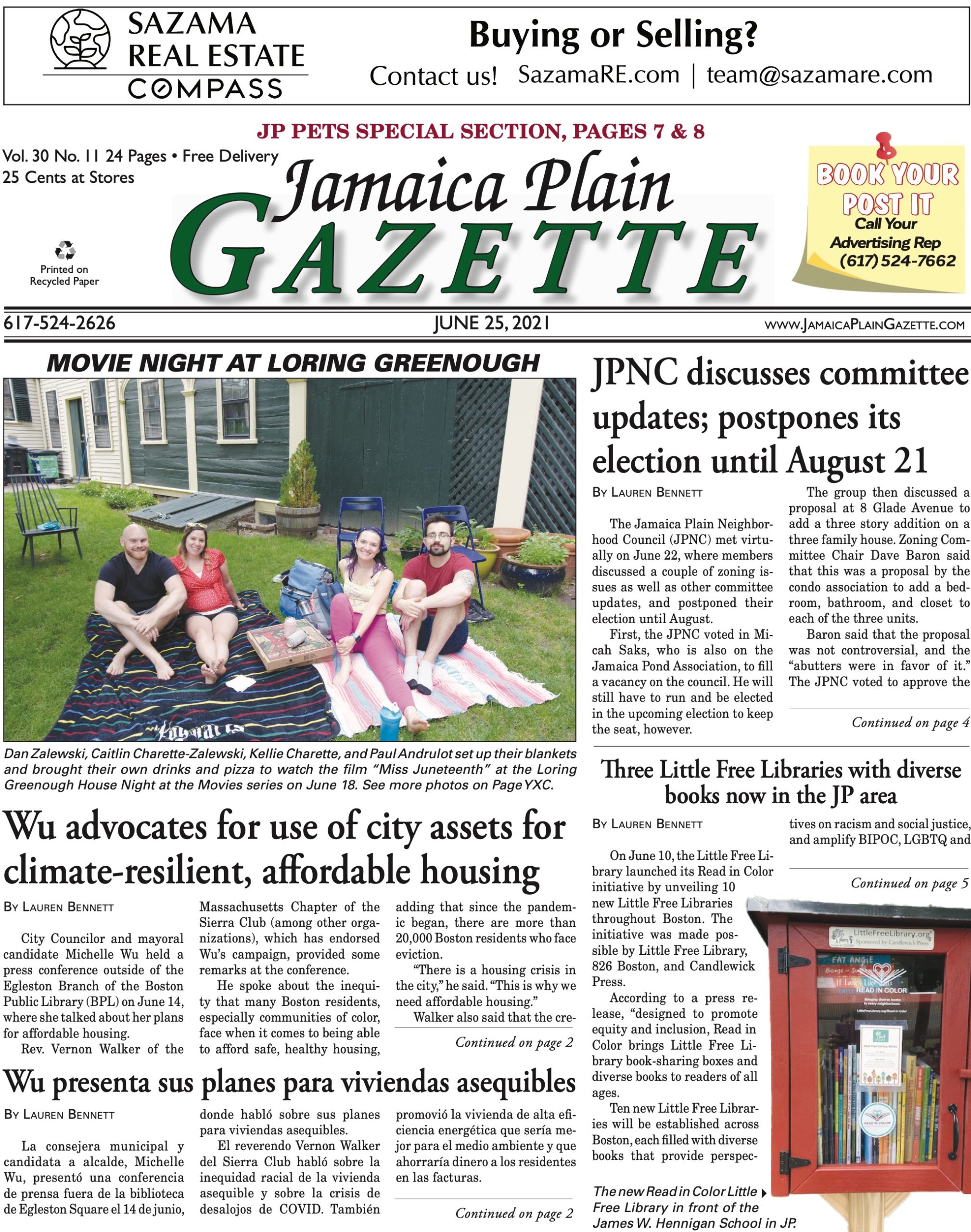 Jamaica Plain Gazette 